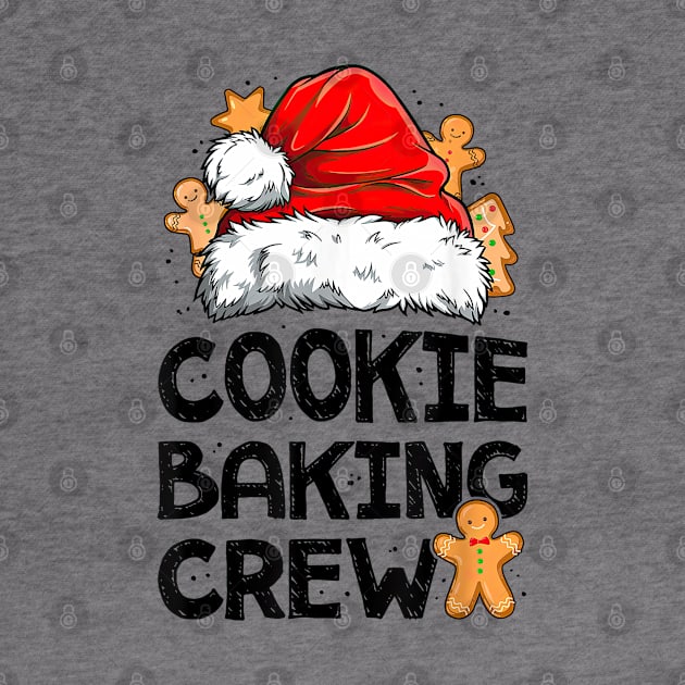 Cookie Baking Crew Christmas Santa Hat Gingerbread by cyberpunk art